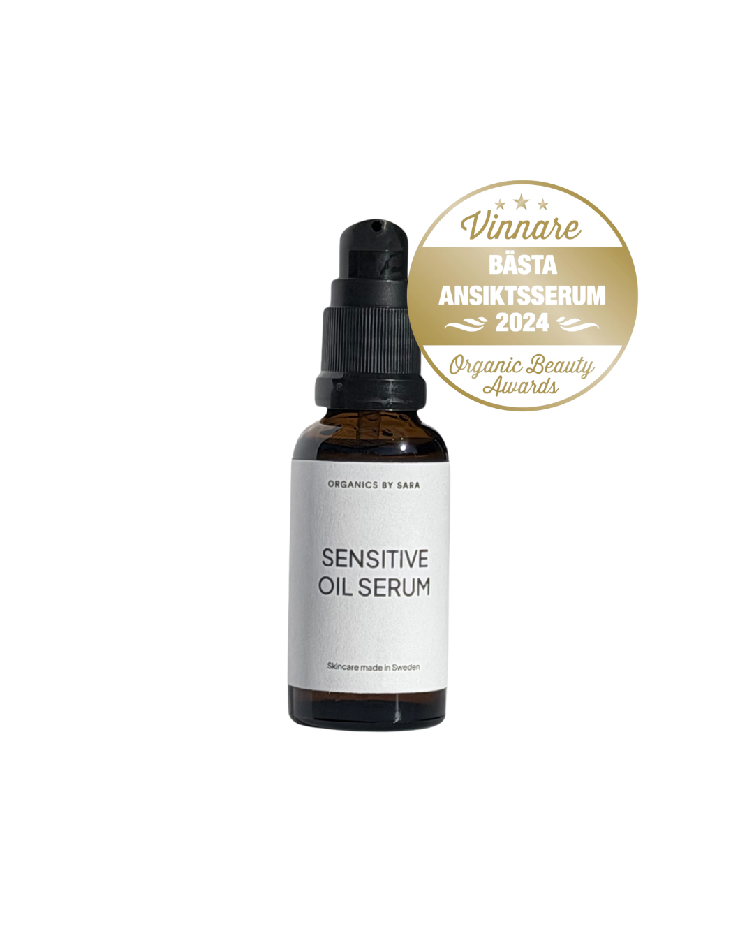 Oil Serum Sensitive Skin vinner pris i Organic Beauty Awards 2024!